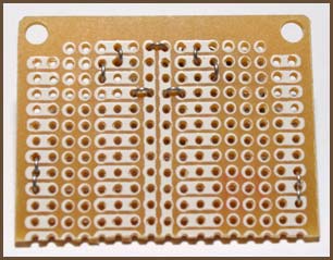0150 board, jumpers added